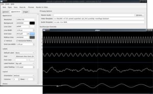 Screenshot of Corrscope